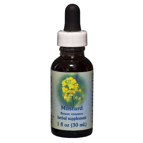 Flower Essence Services, Mustard Dropper, 1 oz Flower Essence Services