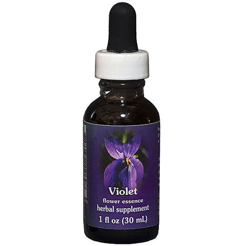 Flower Essence Services, Violet Dropper, 1oz Flower Essence Services
