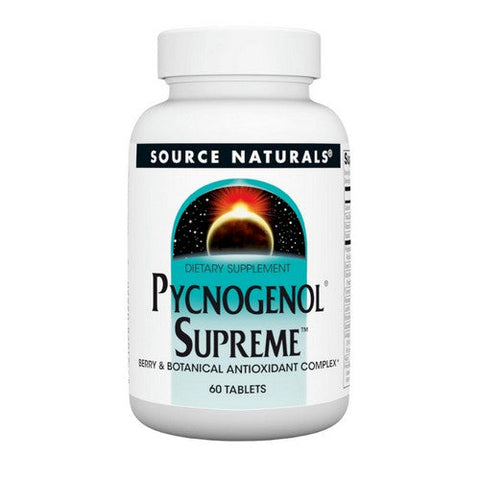 Source Naturals, Pycnogenol Supreme, 60 Tabs Source Naturals