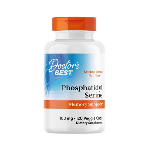 Doctors Best, Phosphatidylserine With SerinAid, 100 mg, 120 Veggie Caps Doctors Best