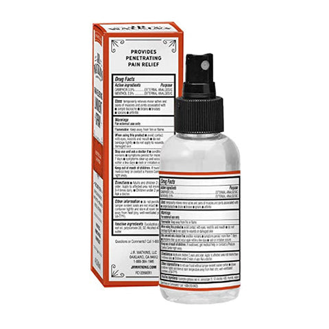 J R Watkins, Natural Pain Relieving Liniment Spray, 4.0 oz J R Watkins