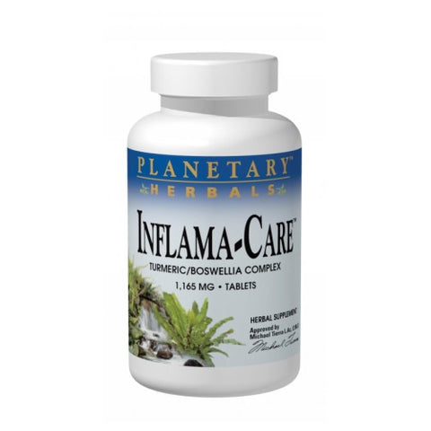 Planetary Herbals, Inflama-Care, 1165mg, 30 Tabs Planetary Herbals