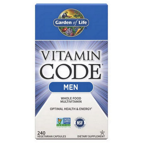 Garden of Life, Vitamin Code, Men's Formula 240 Caps Garden of Life