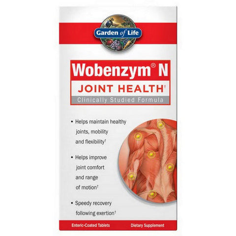 Garden of Life, Wobenzym N, 400 Tabs Garden of Life