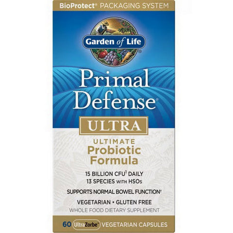 Garden of Life, Primal Defense, Ultra 60 Caps Garden of Life