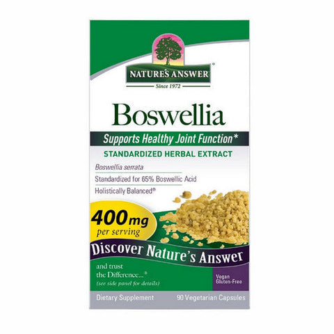 Nature's Answer, Boswellia Standardize Extract, 90 Vcaps Nature's Answer