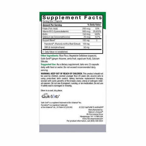 Nature's Answer, Pueraria Mirifica, 150 Mg, 60 Veg Caps Nature's Answer
