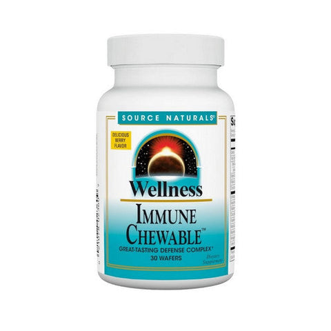 Source Naturals, Wellness Immune Chewable, 30 wafer Source Naturals