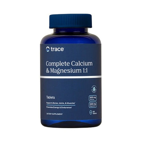 Trace Minerals, Complete Calcium & Magnesium, 1:1 120 Tabs Trace Minerals