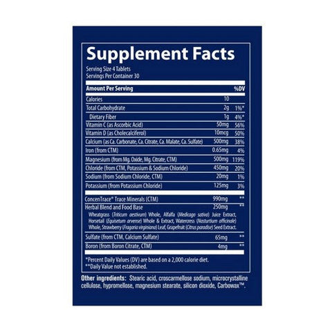 Trace Minerals, Complete Calcium & Magnesium, 1:1 120 Tabs Trace Minerals