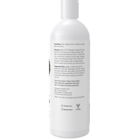 Now Foods, Natural Berry Full Shampoo, 16 oz Now Foods