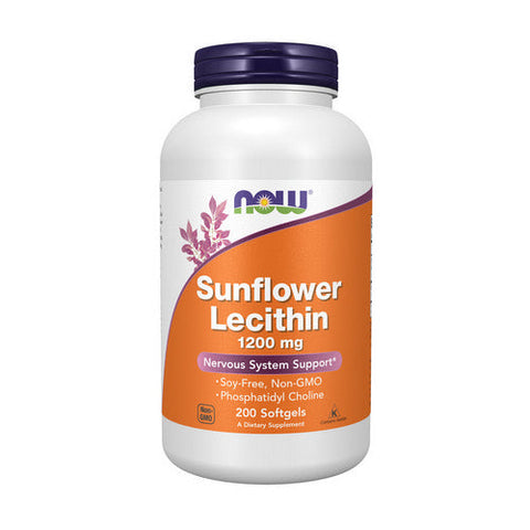 Now Foods, Sunflower Lecithin, 200 Softgels Now Foods