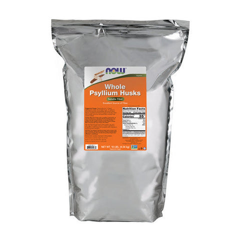Now Foods, Psyllium Husks Whole, 10 lb Now Foods