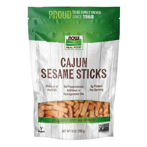Now Foods, Sesame Sticks, Cajun 9 oz Now Foods