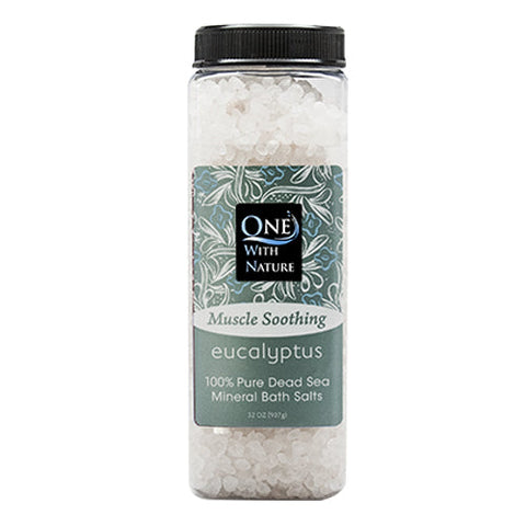 One with Nature, Bath Salts, Eucalyptus 32 oz One with Nature