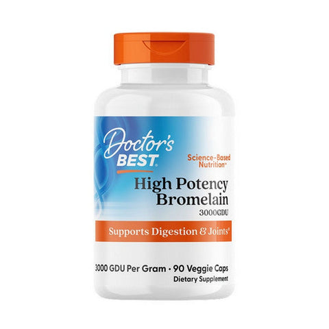 Doctors Best, High Potency Bromelain, 500 Mg, 90 Veggie Caps Doctors Best