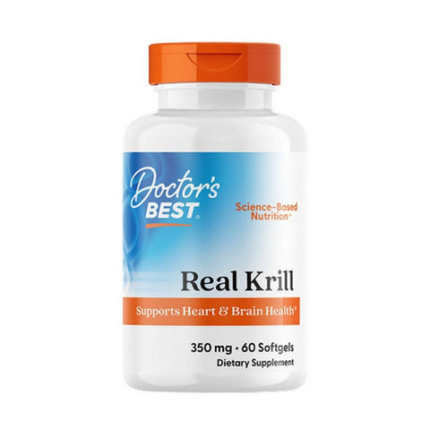 Doctors Best, Real Krill, 350 Mg, 60 Softgel Doctors Best