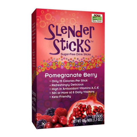 Now Foods, Sugar Free Drink Sticks, Pomegranate Berry 12 sticks, 1.7 oz Now Foods
