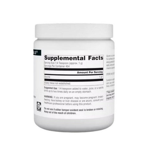 Source Naturals, Glycine Powder, 453.6 GM, 16 oz Source Naturals
