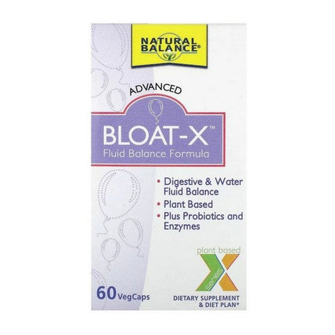 Natural Balance (Formerly known as Trimedica), Bloat-X Fluid Balance Formula, 60 vcaps Natural Balance (Formerly known as Trimedica)