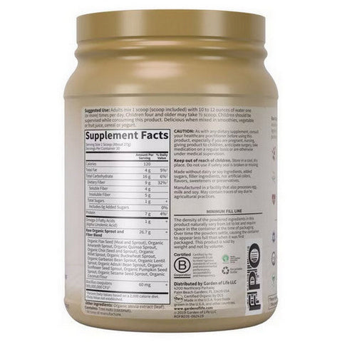 Garden of Life, Raw Fiber, 12.32 Oz Garden of Life