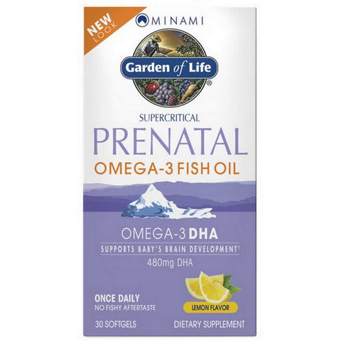 Minami Nutrition, Minami Prenatal Omega-3 Dha Fish Oil Lemon, 480 Mg, 30 Softgels Minami Nutrition