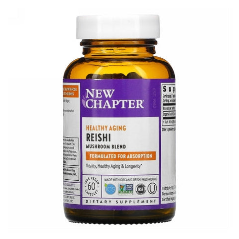 New Chapter, LifeShield, Reishi 60 vcaps New Chapter