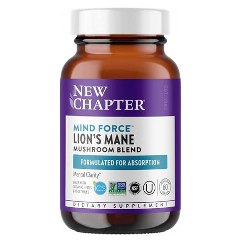 New Chapter, LifeShield, Mind Force 60 vcaps New Chapter