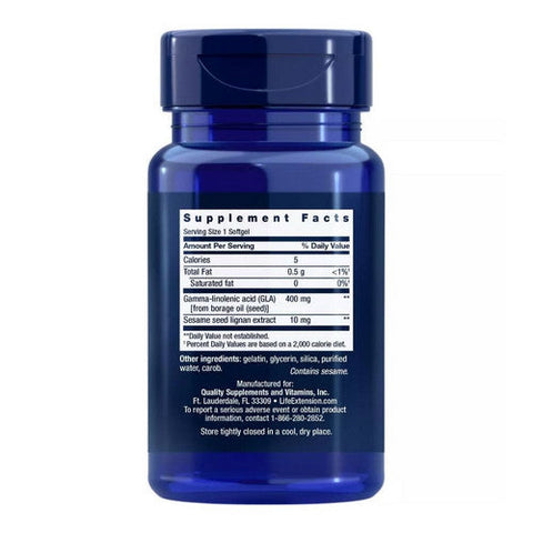 Life Extension, Mega GLA with Sesame Lignans, 30 Softgels Life Extension