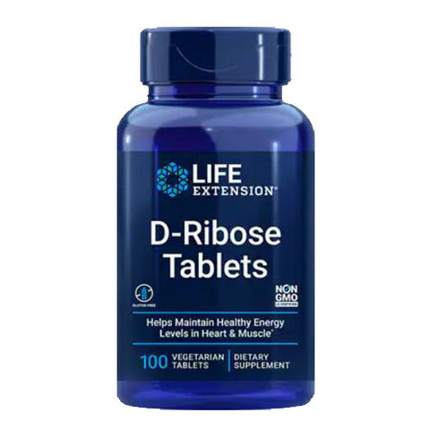 Life Extension, D-Ribose Tablets, 100 vtabs Life Extension