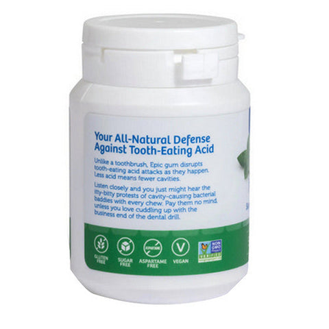 Epic Dental, Xylitol Gum Spearmint, Spearmint 50 ct Epic Dental
