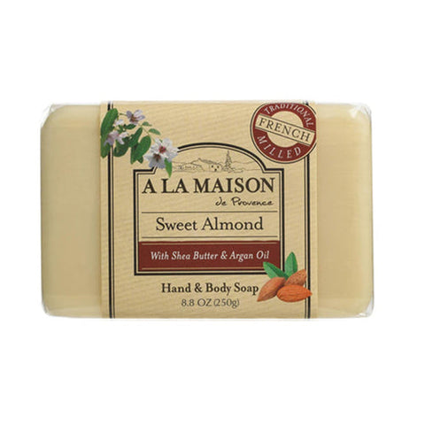 A La Maison, Bar Soap, Sweet Almond 8.8 oz A La Maison