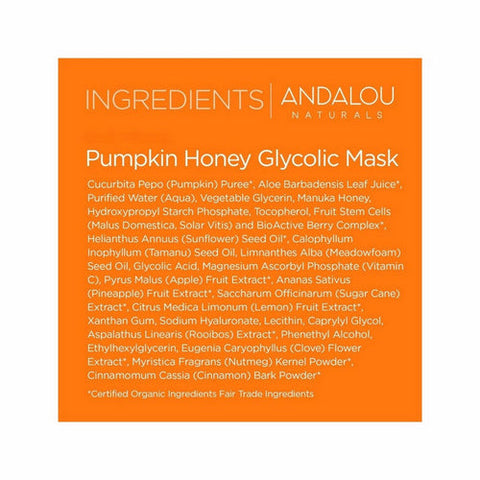 Andalou Naturals, Glycolic Mask, Pumpkin Honey 1.7 oz Andalou Naturals