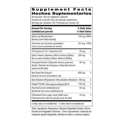Bio Nutrition Inc, Cholesterol Wellness, 60 vcaps Bio Nutrition Inc