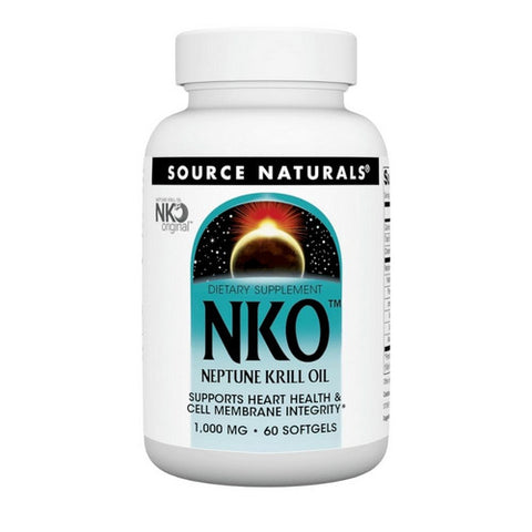 Source Naturals, Neptune Krill Oil, 1000 mg, 60 sgels Source Naturals