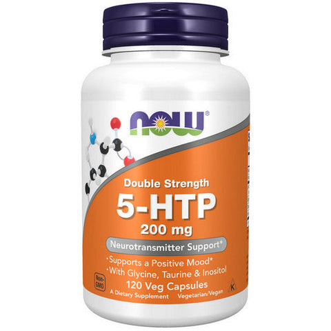 Now Foods, Double Strength 5 HTP, 200 mg, 120 vcaps Now Foods
