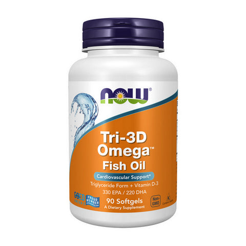 Now Foods, Tri 3D Omega, 90 sgels Now Foods