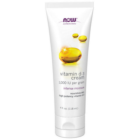 Now Foods, Vitamin D3 Cream, 4 oz Now Foods