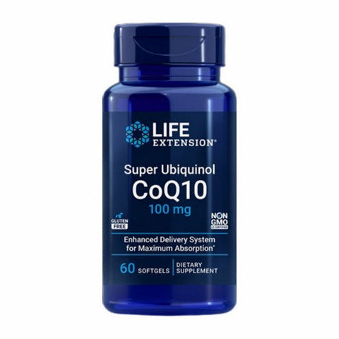 Life Extension, Super Ubiquinol CoQ10, 100 Mg, 60 Softgels Life Extension
