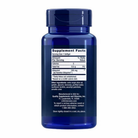 Life Extension, Super Ubiquinol CoQ10, 100 mg, 60 sgels Life Extension