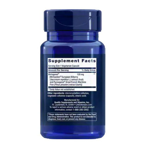 Life Extension, Eye Pressure Support with Mirtogenol, 30 vcaps Life Extension