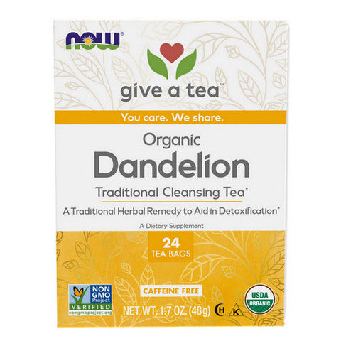 Now Foods, Dandelion Cleansing Herbal Tea, 24 Bags Now Foods