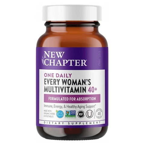 New Chapter, Every Woman's One Daily 40 Plus Multivitamin, 72 Veg Tabs New Chapter