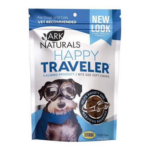 Ark Naturals, Happy Traveler Soft Chews Dog Anxiety, 75 Softgels Ark Naturals