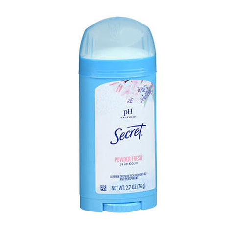 Secret, Antiperspirant Deodorant Solid Powder Fresh, 2.7 Oz Secret