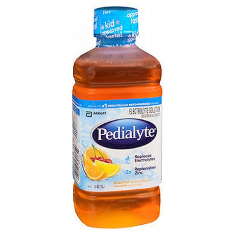 Pedialyte, Electrolyte Solution Mixed Fruit Flavor, 33.8 Oz Pedialyte