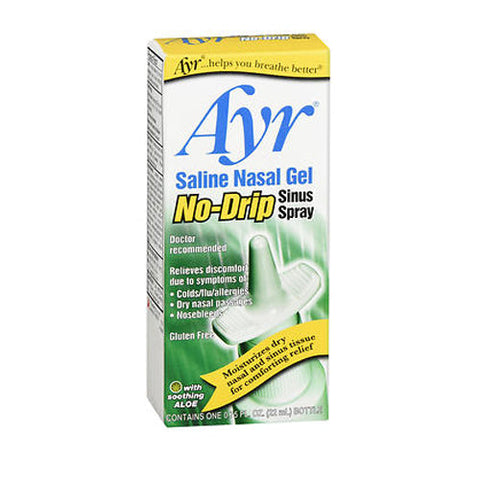 Ayr, Saline Nasal Gel - No-Drip Sinus Spray, Count of 1 Ayr