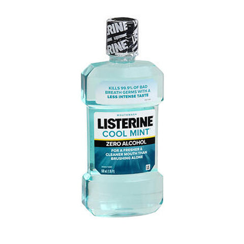 Listerine, Zero Alcohol Mouthwash Cool Mint, 500 Ml Listerine