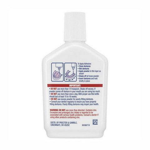Fixodent, Extra Hold Denture Adhesive Powder, 2.7 Oz