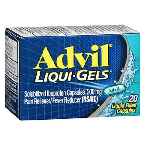 Advil, Advanced Medicine For Pain, 200 mg, 20 Liquid Filled Capsules Advil